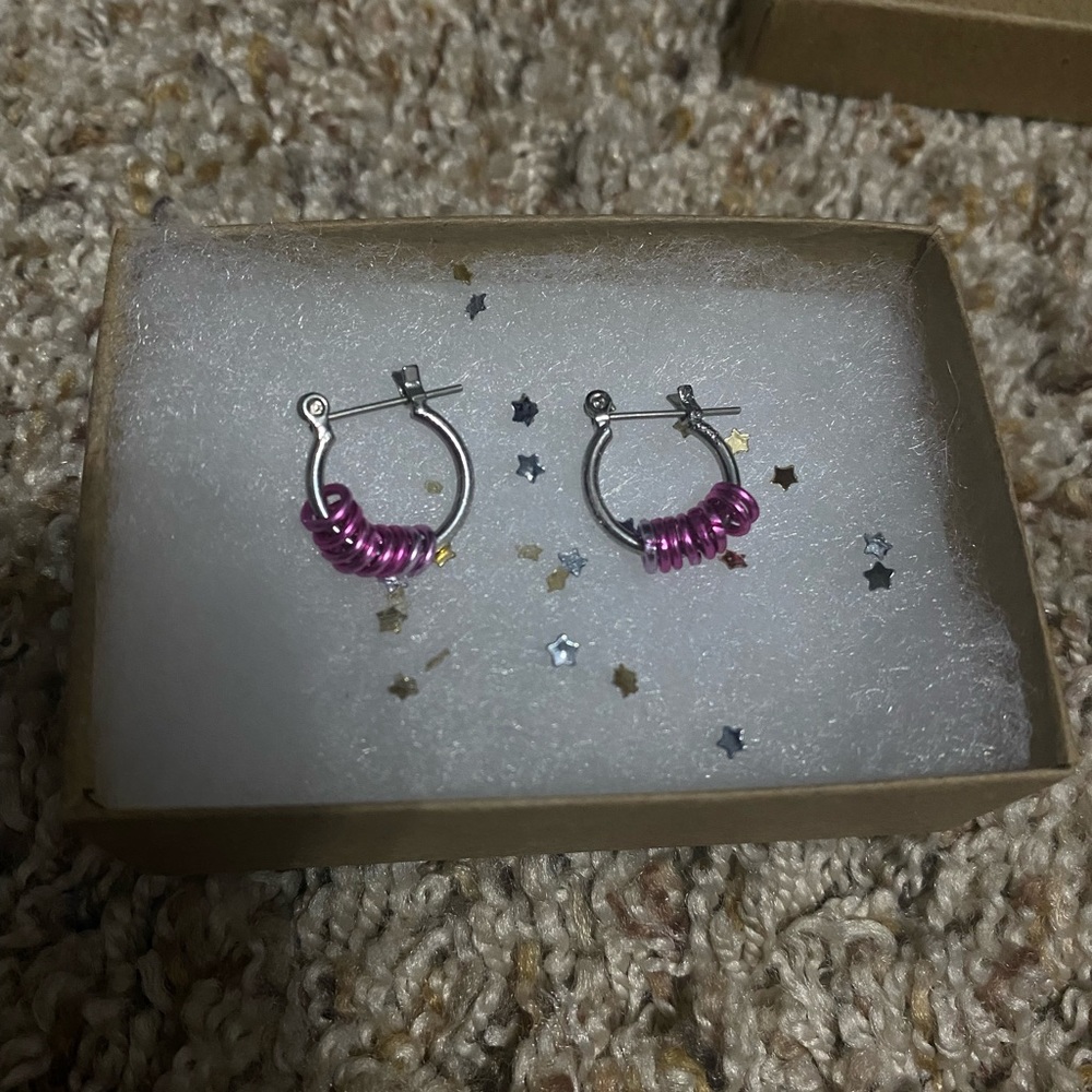 hoop on hoop earrings